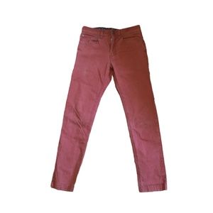 PrAna Men's Tucson Pant (Henna/Orange) Organic Cotton Pants Size 28X30L